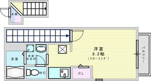 メゾン大島1の物件間取画像